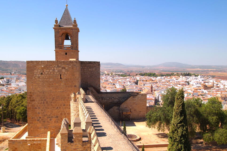 Château d'Antequera, province de Malaga, Espagne