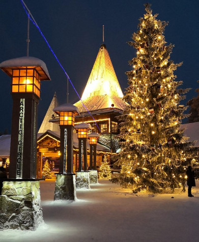 laponie rovaniemi village pere noel