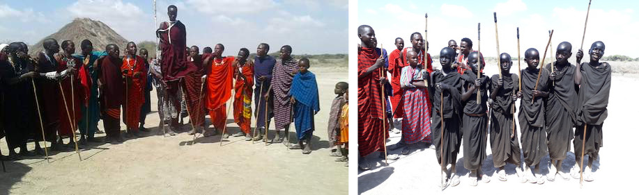 Tanzanie, danse et jeunes guerriers masaï