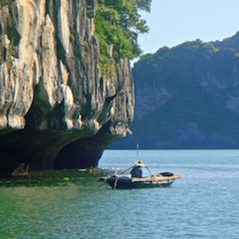 vietnam barque baie halong